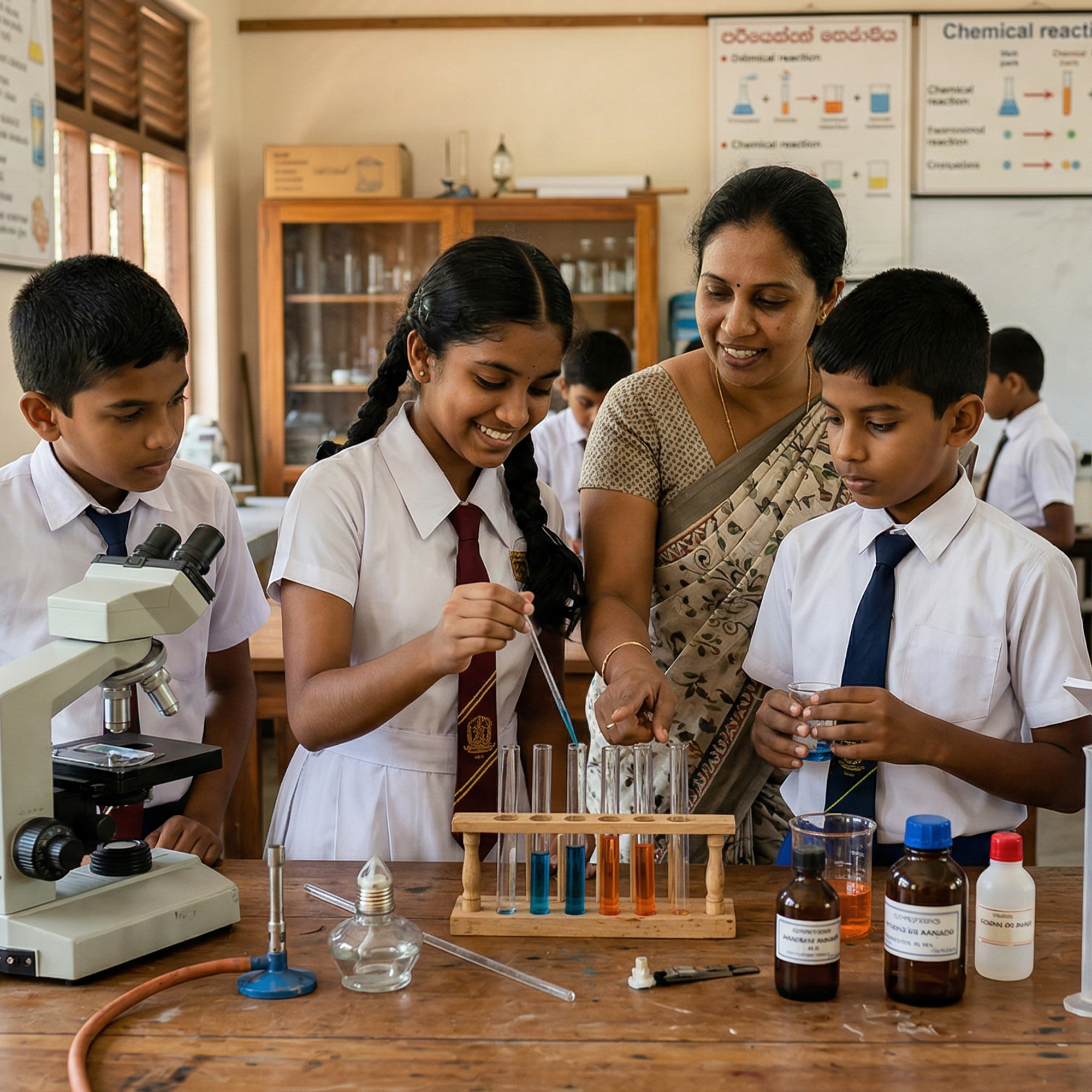 Interactive science lesson